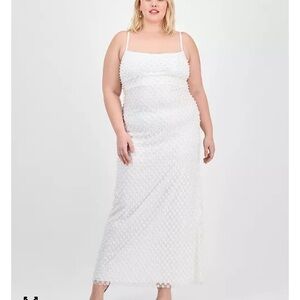 NWT White Pearl Sparkly Dress